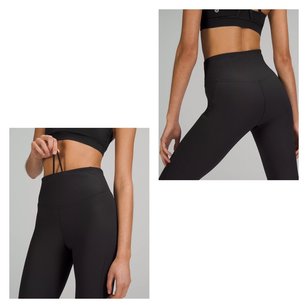 *LULULEMON BASE PACE High Rise Tight Ribbed 23” Leggings in color ROVR - Picture 3 of 6